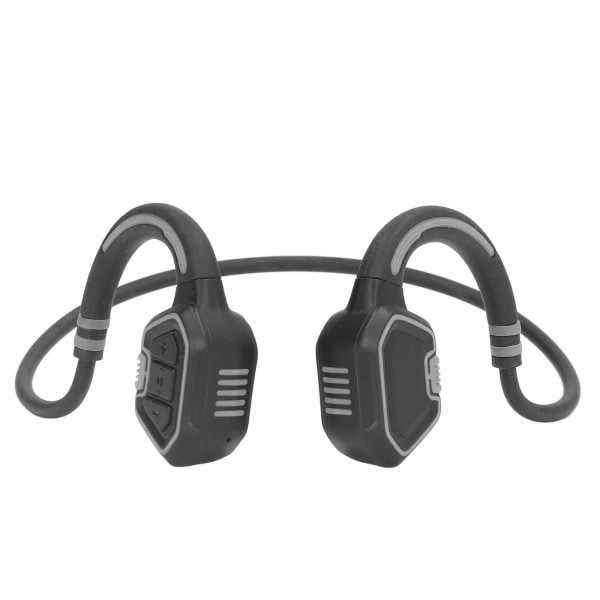Knogleledningsøretelefoner Svømning Bluetooth 5.1 Headset Open-Ear Bluetooth Bone Conduction Sportshovedtelefoner Sort black