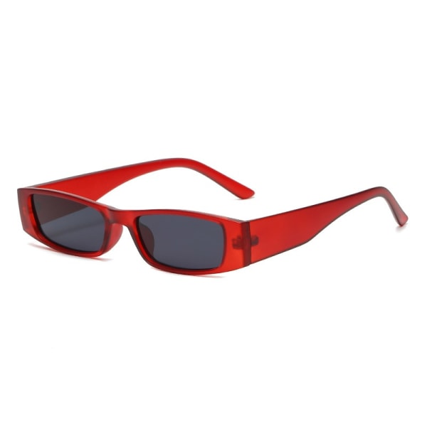 Vintage Square Pienet Aurinkolasit Cateye Naiset Aurinkolasit Silmälasit UV400 matte black& matte red