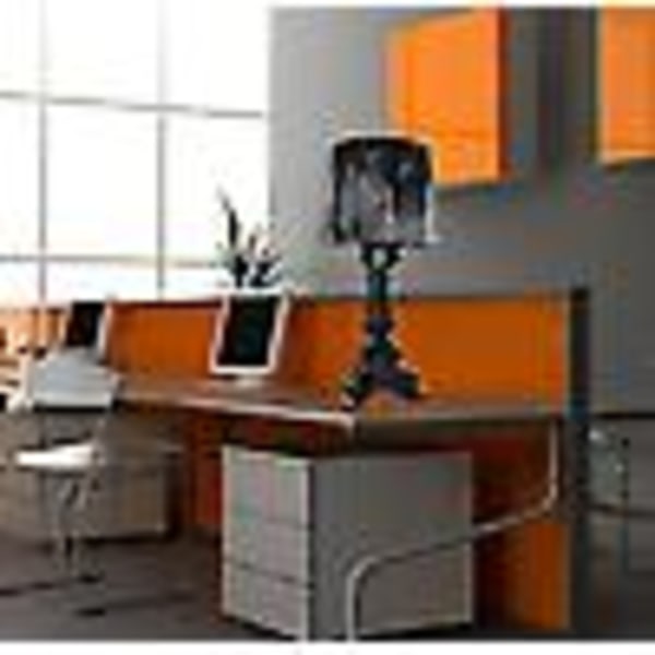 Akryl bordlampe, dekorativ belysning, ideell for kontor, studio, stue