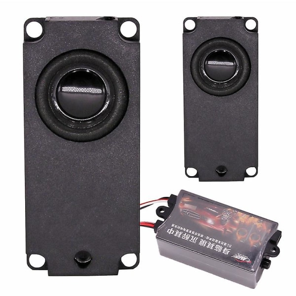Justerbart volum Racing Car Lastebil Motor Lyd Simulator For Rc Model Leker Kaesi Black