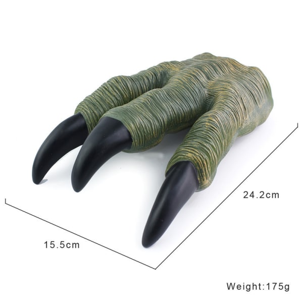 2st Dinosaurie Claws Dinosaur Hands Leksaker Dinosaurie Leksaker För Barn Dinosaur Claw Gummi Leksaker Dinosaur Claw