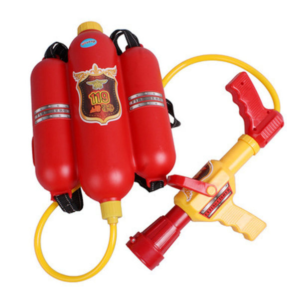 «Fire Fighter Henry» brannslange Med vanningsfunksjon og 2 liters tank Leketøy for barn fra 3 år og oppover