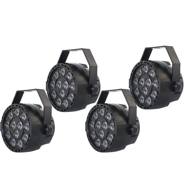 4x Led Par64 Stage Light Rgbw Dmx512 Stage Lighting