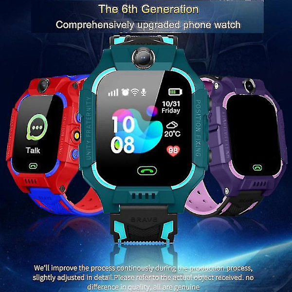 Smart Watch Barn Baby Watch Lbs Barn Smart Watch Kamera Sos Watch Pk Q02 Q12 Q15 Watch Barnklocka Presenter style 1 English version