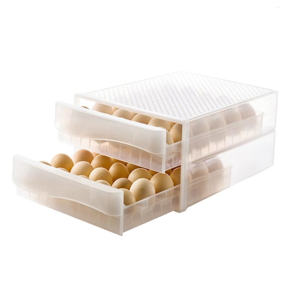 Munakirkkauslaatikkotyyppinen munasäilytyslaatikko läpinäkyvä