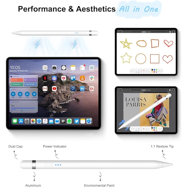 Kapacitiv pen til iPad