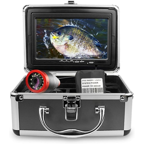 Videokalastin 7 tuuman HD LCD-näytöllä jää-, järvi- ja venekalastukseen (49FT)