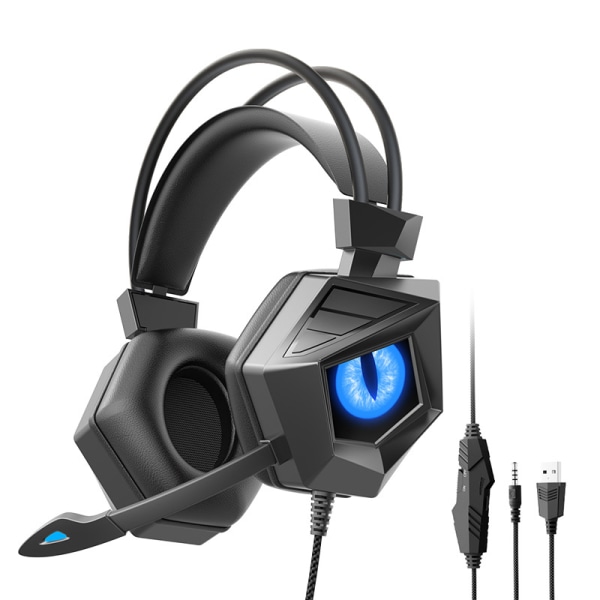 Kablet Gaming Headset Hovedmonterede høretelefoner Gaming Headset til PC Computer-Style 2