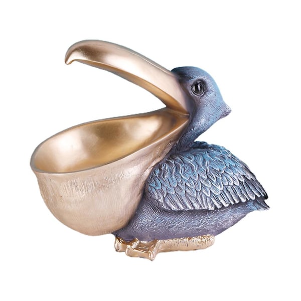 Egnet for kreativ harpiks pelikan statue tukan statue egnet for nøkkelring hjemmebruk