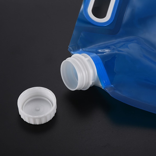 8 st 5L hopfällbar vattenbehållare, läckagesäker frysbar BPA-fri livsmedelskvalitet plastförvaringskanna för camping, vandring, resor, nödöverlevnad