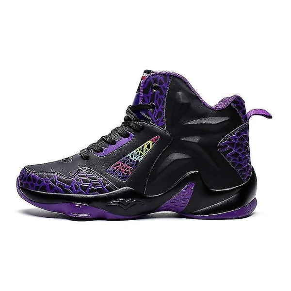 Vinter Basketball Sko, Herre Sneakers black purple 43