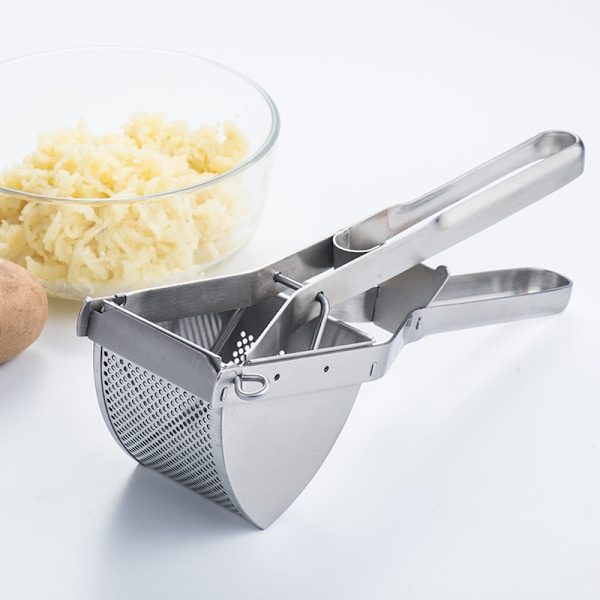 Potatisrivare, Rostfritt Stål Potatismosa för Kommersiellt och Hemmabruk, Mosa Potatisrivare för Krämiga Mosade Potatisar