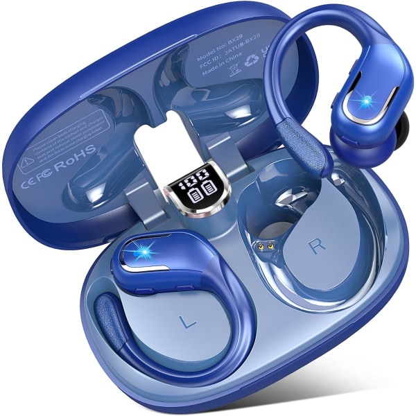 IP7 vandtætte Bluetooth-øretelefoner, LED-skærm