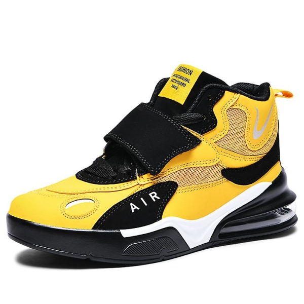 Basketskor för män Mode löparskor Andas Sneakers Fr8856 Yellow 42