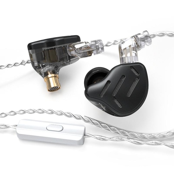 In-ear Hifi Headset 16-enheters Ring Jern Bevegelig Iron Metal Headset kablet med Wheat Sports Game Headset