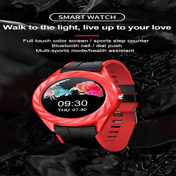 Smart Watch til Android & Ios-telefoner Smart Watch 1,3 tommer skærm med Ip68 vandtæt & søvnmonitor Smart Watch til mænd, kvinder
