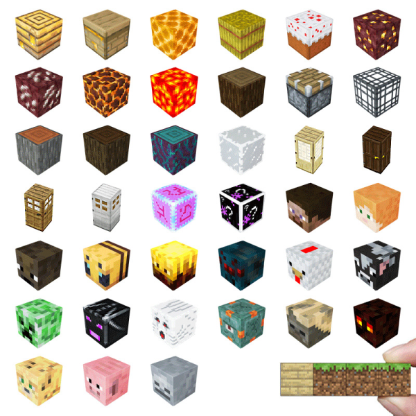 Jul Minecraft forseglet adventskalender - Minecraft byggeklodser, murstensrum og trægulve 39