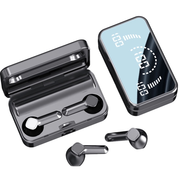 5.3 Trådlösa hörlurar Touch Control-hörlurar In-ear-hörlurar med laddningsbox och inbyggd mikrofon (svart)