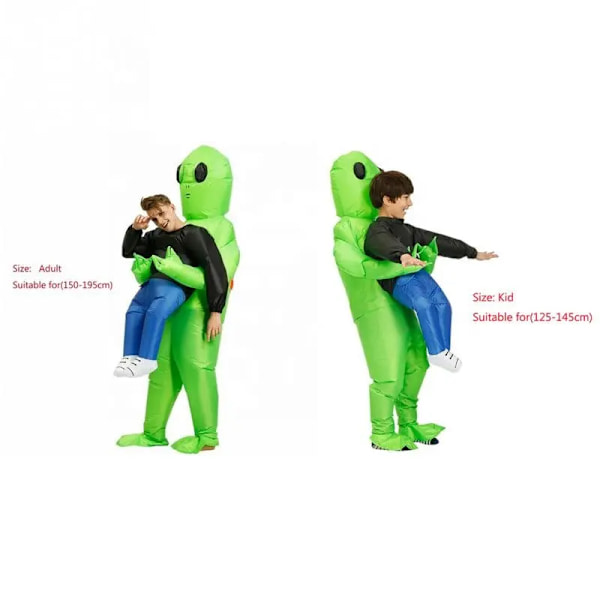 Alien-puhallusasu Halloween-cosplayhin