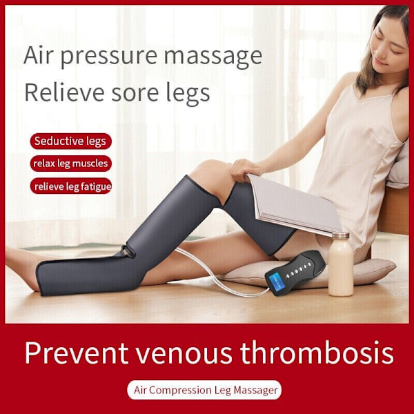 Hela Ben Vadfot Massager Luftkompressionsstövlar Cirkulation & Avslappning