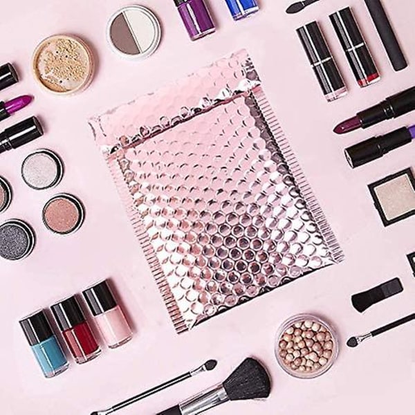 10 st Rose Gold Bubble Mailers Vadderat kuvert Självförslutande vadderat kuvert Rosa