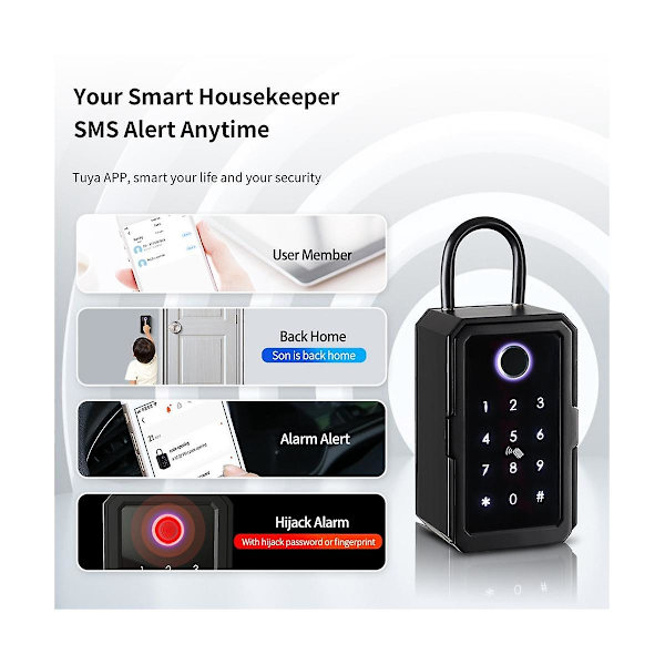 Smartlås med LCD-skärm