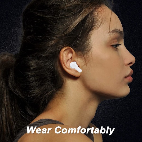 Todelliset langattomat kuulokkeet, Bluetooth kuulokkeet, älynäyttö, kosketusnäyttö, langattomalla case, IPX5 vedenpitävä, sisäänrakennetut stereokuulokkeet-