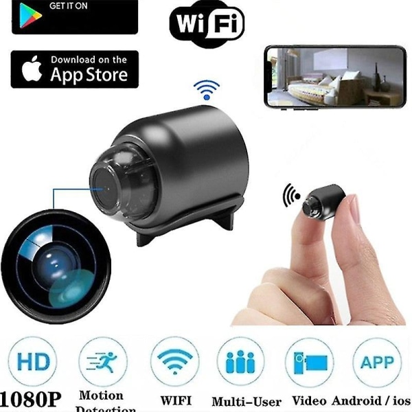 Mini Nx5 -kamera Langaton Wi-Fi 1080p Homeeye Surveillance -kodin yönäkömonitori sisävalvontakamera Only Camera