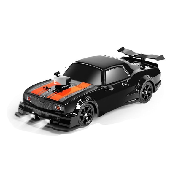 Rc bil rc drift bil 1:16 skala høyhastighets modellbil 2,4ghz med LED lys spray gummidekk racing