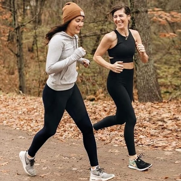 4-pack Leggings för kvinnor Rumplyft Hög midja magkontroll Inga genomskinliga Yogabyxor Träning Löpningsleggings S
