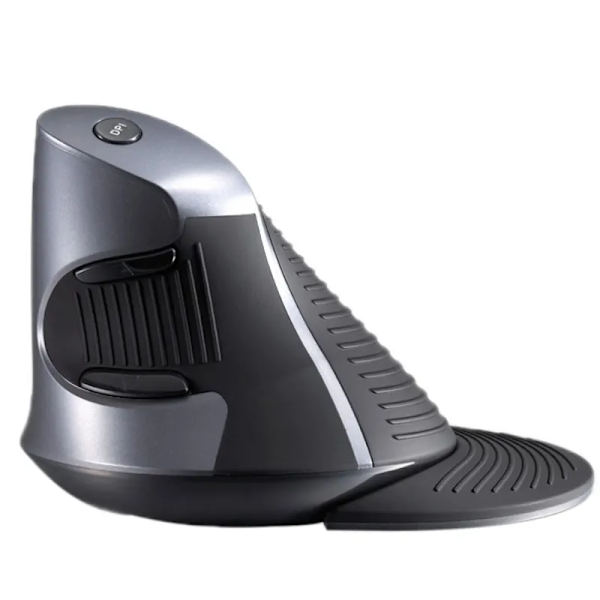 Trådløs lodret mus Ergonomisk mus med 3 justerbare Dpi (800-1200-1600 Dpi) 6 knapper