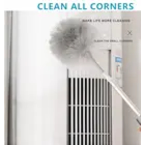 Microfiber Feather Duster Computertastatur Radio Udtrækkeligt håndtag Fiber Elektrisk Spin Duster