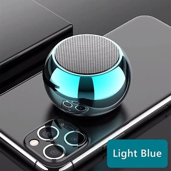 Rund mini bluetooth 5.0 trådløs højttaler 9d subwoofer outdooe sports bluetooth højttaler cnc turbo musikafspiller Orange