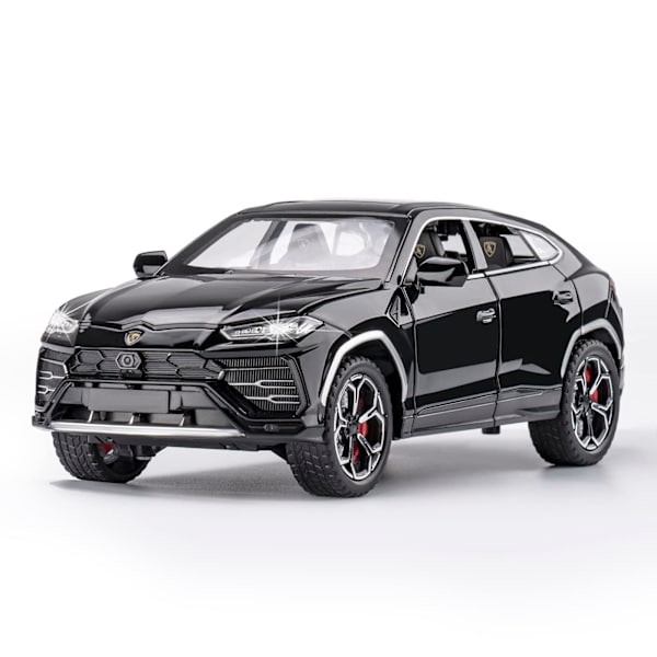 Leksaksbilar för pojkar Bil leksaker för 3 4 5 6 7 8 år gammal pojke Metallbilar för barn Diecast modellbilar med ljus och ljud Födelsedagspresenter (Vit, 1:25)