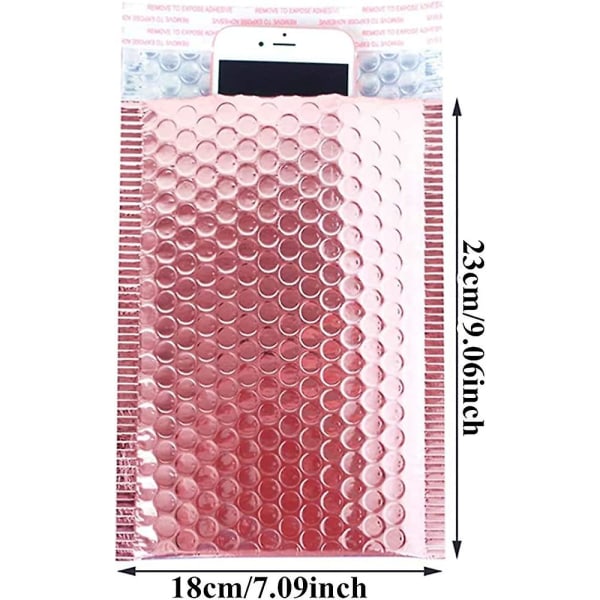 10 st Rose Gold Bubble Mailers Vadderat kuvert Självförslutande vadderat kuvert Rosa