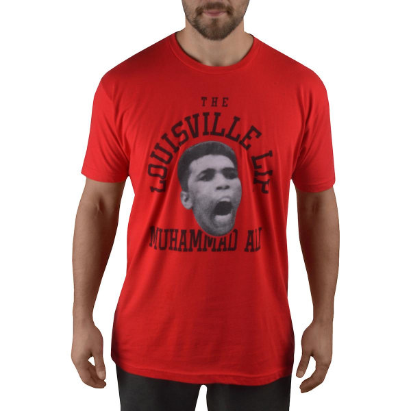 Titel Boxning Ali The Louisville Lip Premium Fitted Legacy T-shirt - Röd Red S