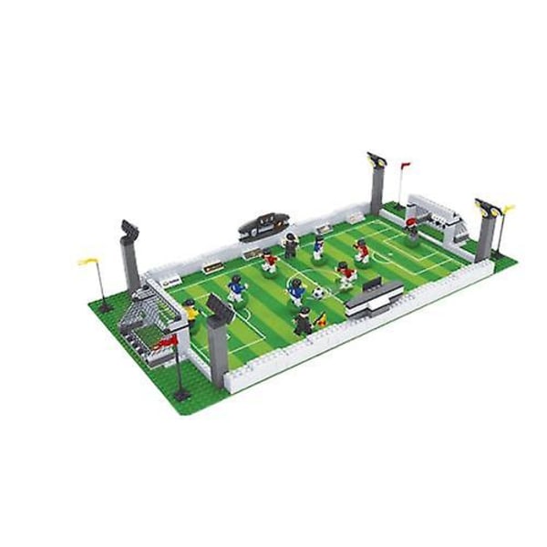 Jalkapallon MM-kisojen kentällä set rakennuspalikat 381pcs