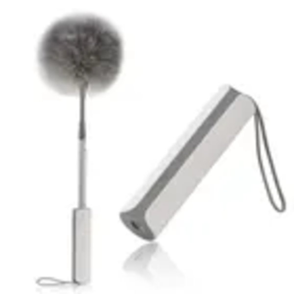 Microfiber Feather Duster Computertastatur Radio Udtrækkeligt håndtag Fiber Elektrisk Spin Duster