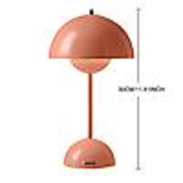 LED Batteri Bordlampe Wireless Touch Dimbar Blomsterpotte Bordlampe Dekorativ Retro Bordlampe
