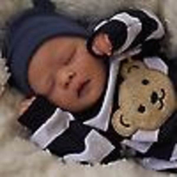 16 tum Reborn Baby Dolls Helkropp Silikon Realistisk Bebe Boneca Nyfödd Sovande Pojke Soft Touch Leksaker För Barn Barn Presenter