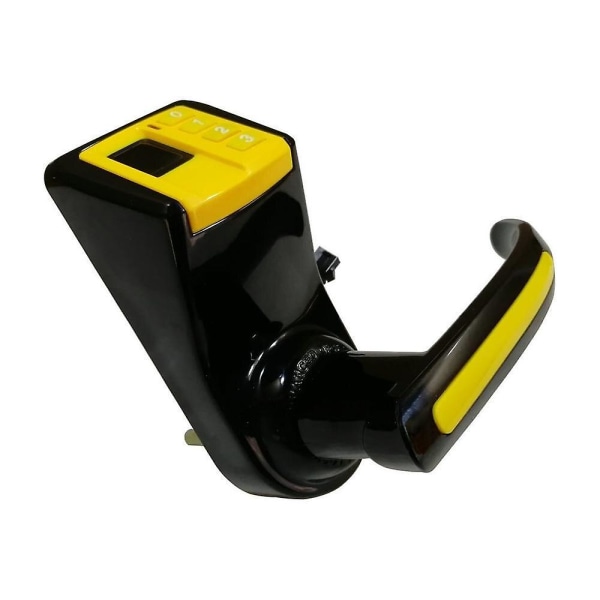Elektronisk biometrisk fingeraftryk/adgangskode dørlås Yellow
