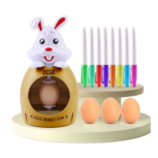 Dekorationssats för påskägg Bunny Spinner Äggdekorationsmaskin Påskleksak börjar
