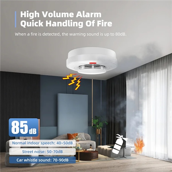 WiFi Røgalarm Brandalarm System Røgalarm