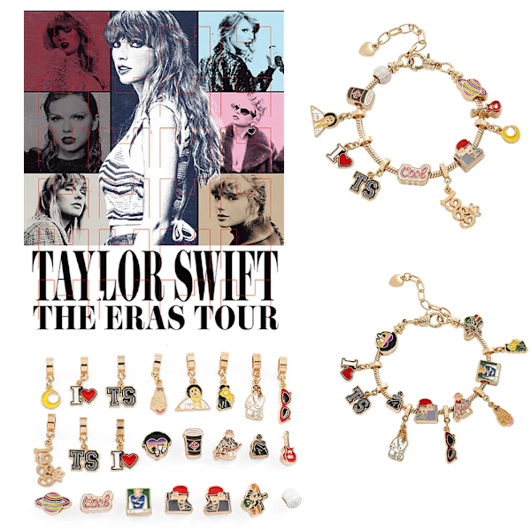 Adventskalender 2024 Jul 24 Dager Nedtelling Blindboks Taylor Swift Hengelpynt Gave