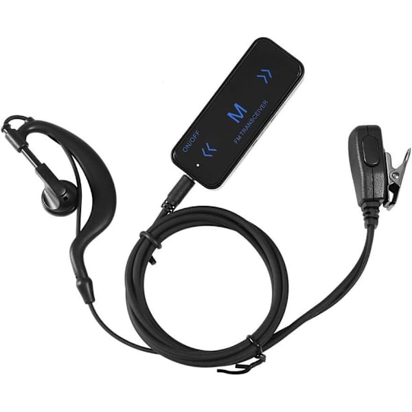 Tovejs Radio Øretelefon, 2 stk. Walkie Talkie Radio Transceiver Øretelefon Headset