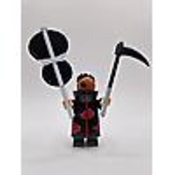 40 stk Naruto minifigur byggeklodser Uzumaki Naruto Uchiha med jordflag Træ Kakashi plug-in legetøj