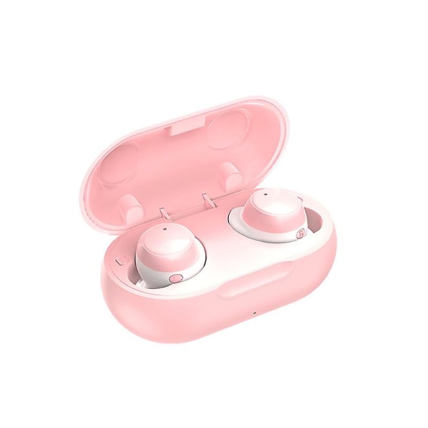 Tws-22 Bluetooth-øretelefon True Wireless In-ear Bluetooth 5.0-lyd (rosa)