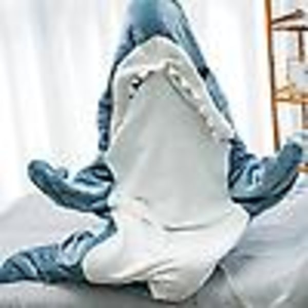 Shark Blanket, Shark Blanket Voksen, Shark Blanket hættetrøje (Bemærkninger størrelse)