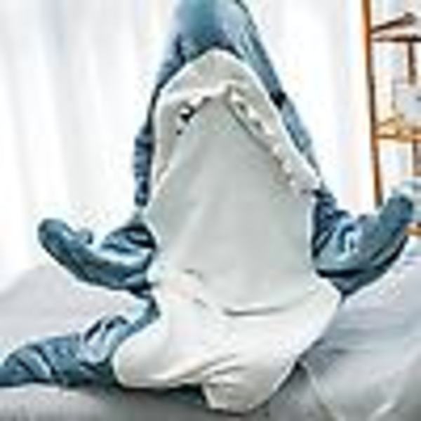 Shark Blanket, Shark Wearable Peitto aikuisille, Shark Blanket -huppari (Huomautuskoko)