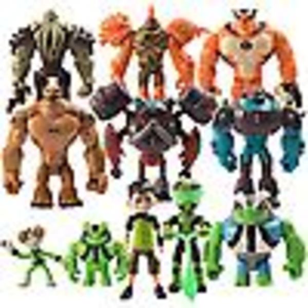 11 st/ set Toy Collection Present Docka Modell Dekoration Ben 10 Toys Protector Of Earth Actionfigurer